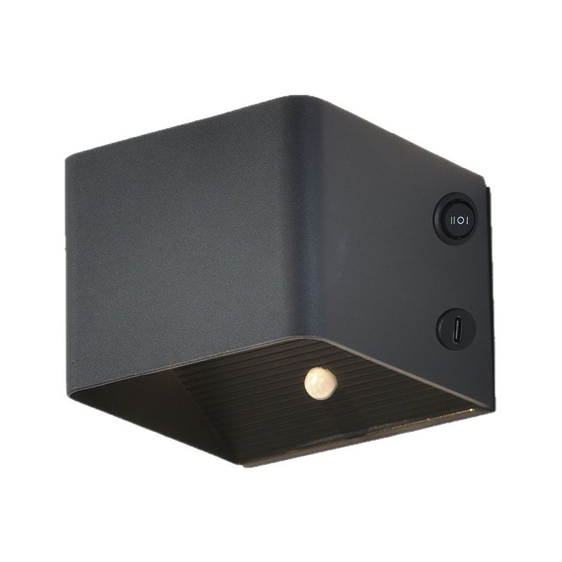 Charging sensor wall lamps, indoor wall lamps, corridor, staircase, balcony, bathroom, staircase, no need for drilling, wall-mounted lamps Item Picture