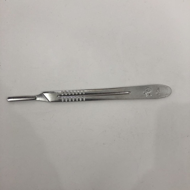Factory direct sales of stainless steel surgical knife handles, ordinary thickened No. 3 and No. 4, maintenance process, special engraving details Picture