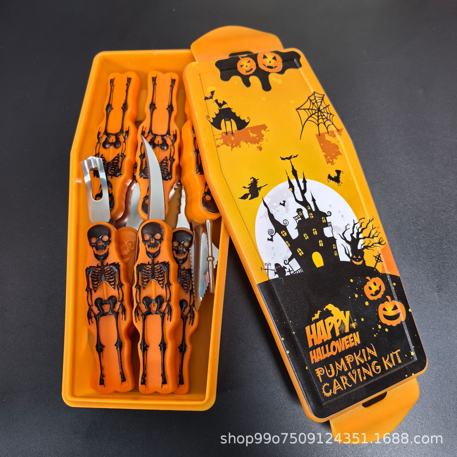 150 sets of pumpkin carving tools, Halloween tools, pumpkin carving knife sets 2025-1 are in stock details Picture