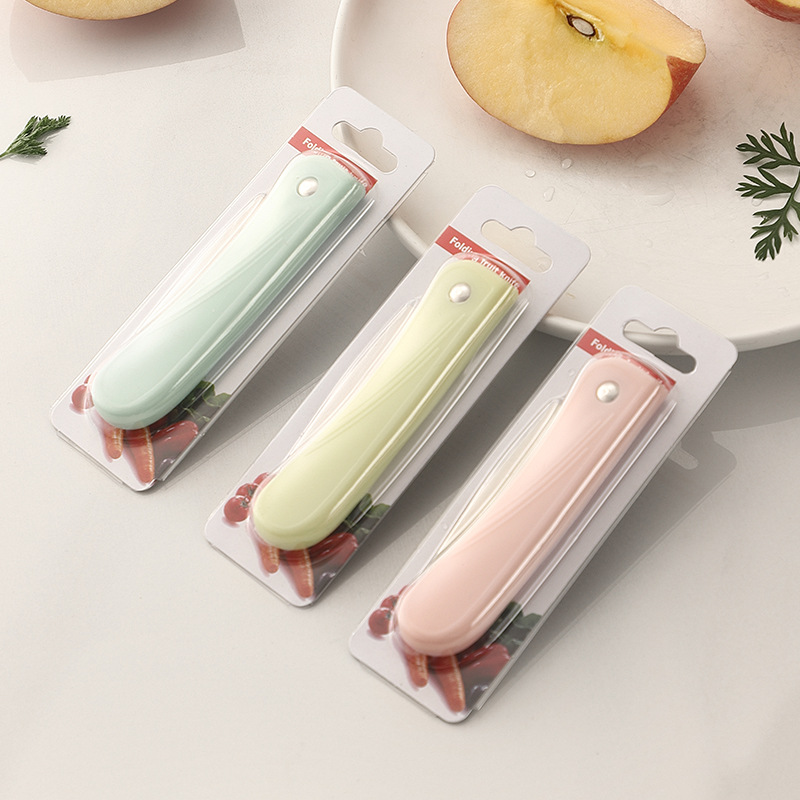 Wholesale of folding stainless steel household kitchen knife peelers, one-yuan store portable peelers for cutting fruits and vegetables full figure