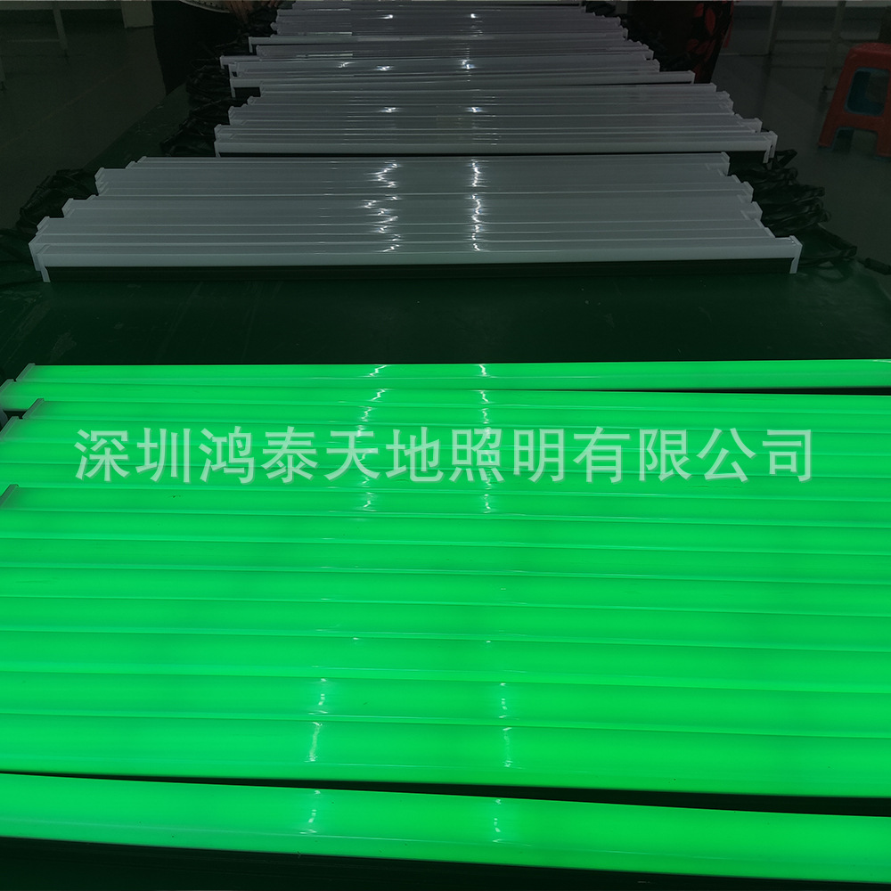 rgb full-color LED strip light DMX coding outdoor waterproof project lighting manufacturer direct supply guardrail pipe hard light strips Specification drawing