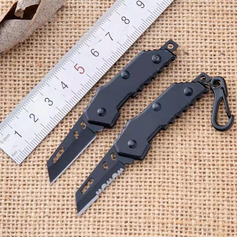 Mini folding knife Outdoor knife, EC D knife self-defense knife, mini fruit knife, portable knife full figure