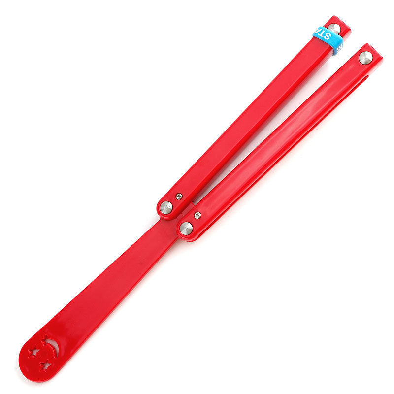 Outdoor camping practice combs practice knives plastic butterfly combs practice tools butterfly swinging combs undefined
