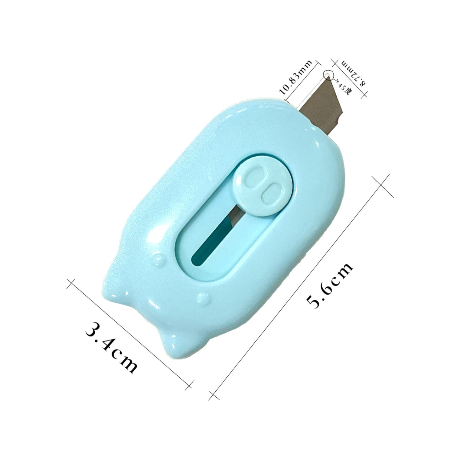 Cute utility knife, small box opener, student package cutter, small office paper cutter, portable express delivery cutter, wholesale Item Picture