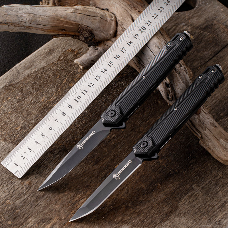 Manufacturer's outdoor multi-functional folding knife, high-hardness portable folding knife, camping fruit cutting knife, portable mini knife full figure