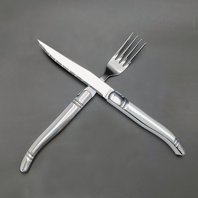 Factory direct sales of high-quality steak knife and fork sets, stainless steel Western-style knives and tableware, stainless steel handles, steak knives and forks Specification drawing
