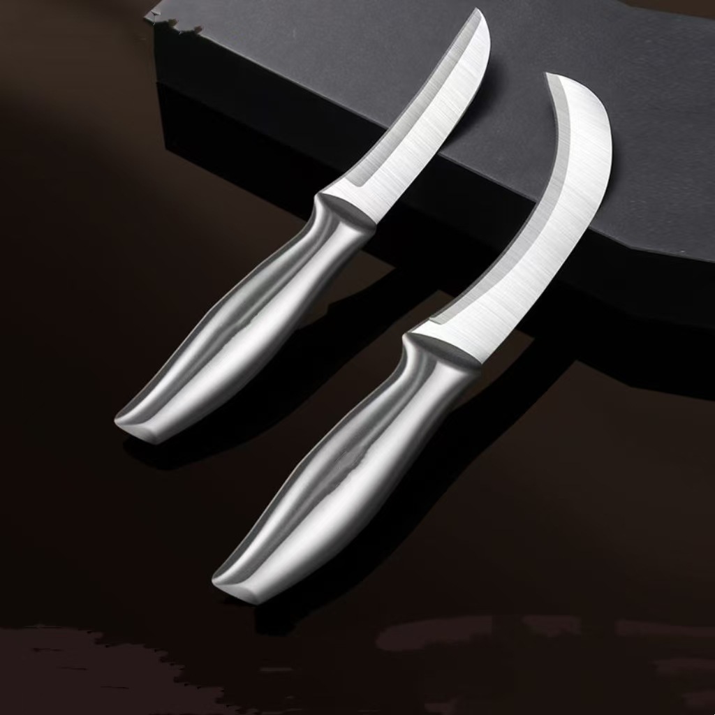 Fruit knife, curved knife for cutting bananas, watermelons, mangoes, jackfruits and pineapples. Special knife for fruit stores. Knife for digging wild vegetables Specification drawing