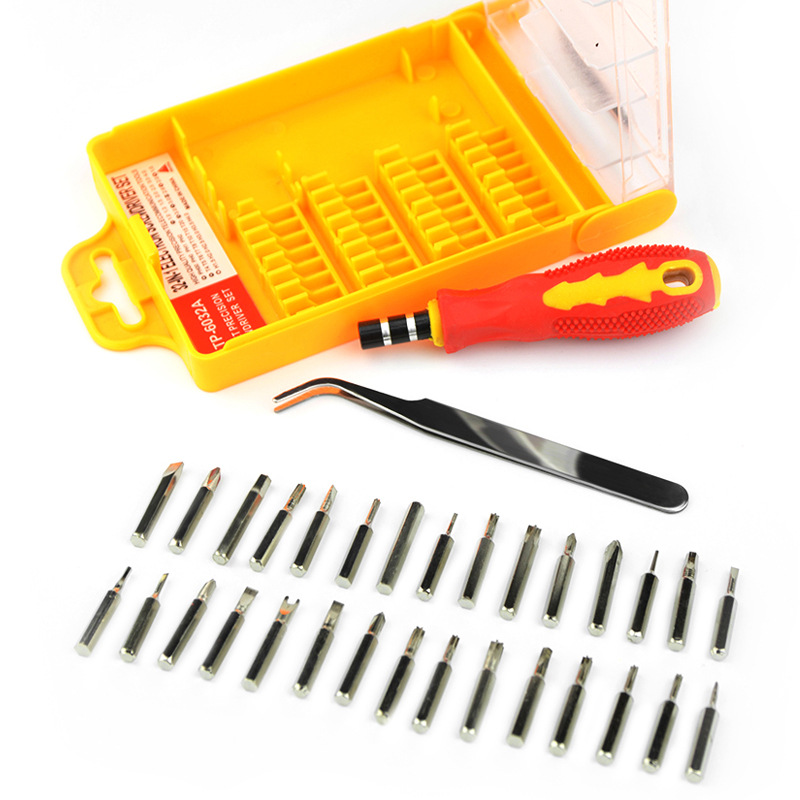 【 Factory Direct Sale 】 32-in-one multi-functional combination screwdriver, precision repair tool for mobile phones, laptops and glasses Specification drawing