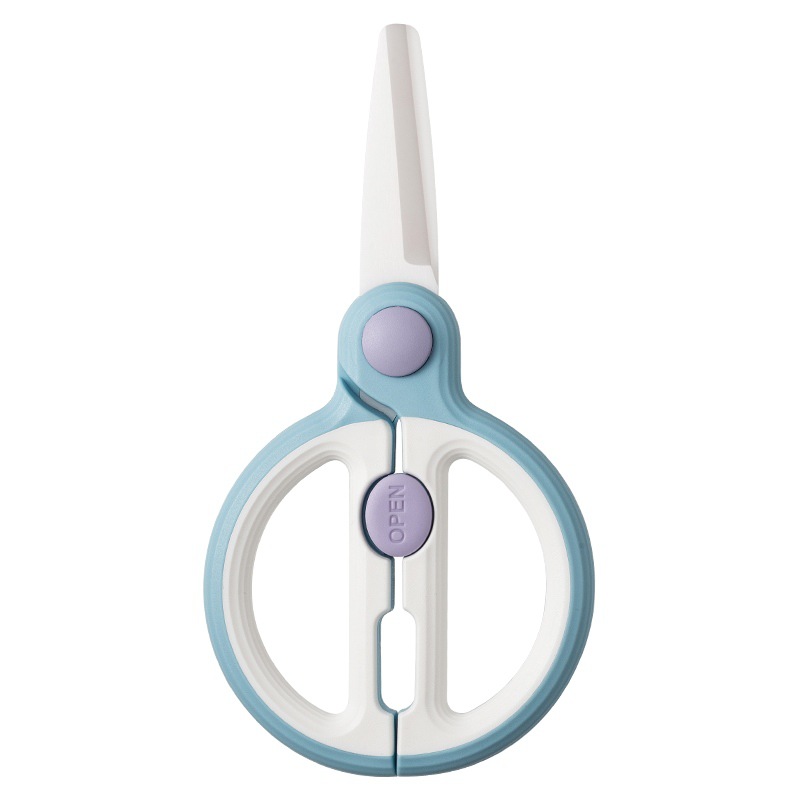 Baby food scissors, newborn baby ceramic meat cutters, children's food grinding, portable and special, elderly, home steaming and cooking Item Picture