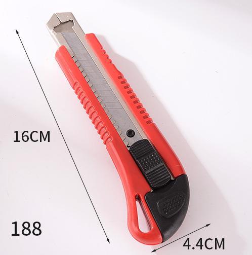 Stainless steel multi-functional utility knife, rubber-coated paper cutting knife, home decoration and building materials tool knife, office stationery knife manufacturer wholesale undefined