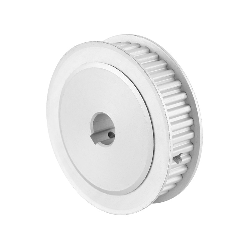 Wholesale stock of wear-resistant 20-tooth synchronous wheels with widths ranging from 11 to 50mm. Customized non-standard aluminum alloy synchronous wheels and drive wheels Item Picture
