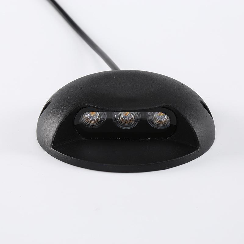 Outdoor walkway lights, non-drilling turtle-back lights, outdoor waterproof garden step lights, ground lighting lights Specification drawing