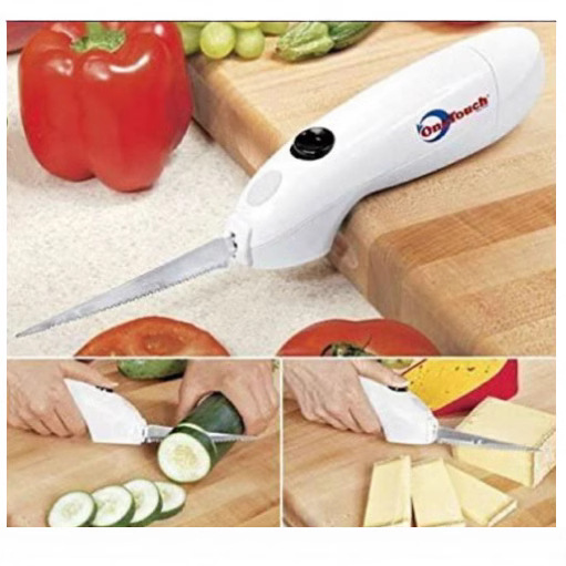 "2024 Electric Steak knife, stainless steel electric knife, food cutting knife cross-border new product manufacturer. full figure