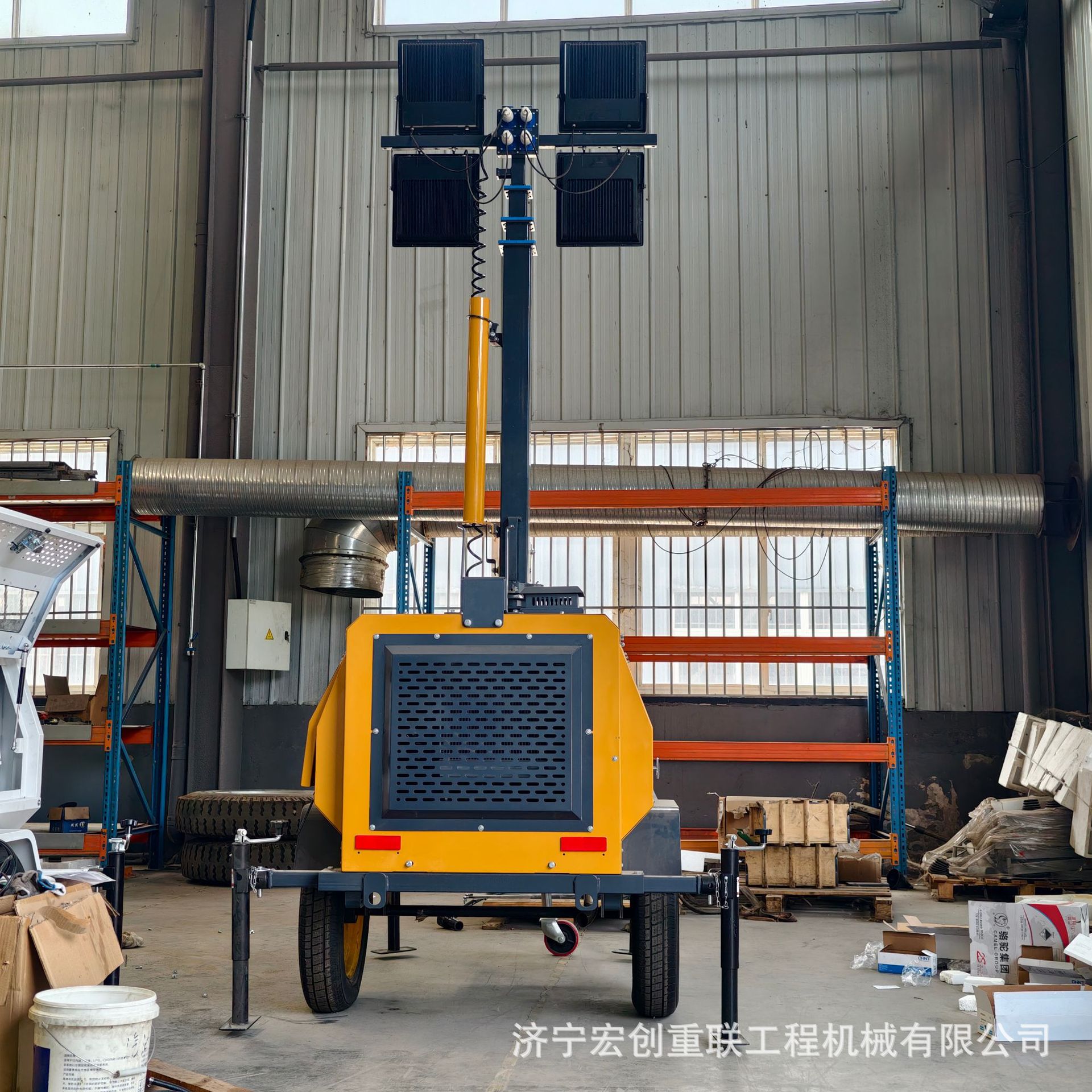 7-meter and 9-meter lighting lighthouses for mining operations, emergency lifting lighting vehicles, and mobile lighting lamps for tunnel construction Application Scenario