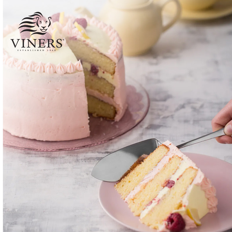 VINERS knife, fork and spoon British Western food knife, stainless steel steak knife, butter knife, cake spatula, soup spoon tableware set Application Scenario