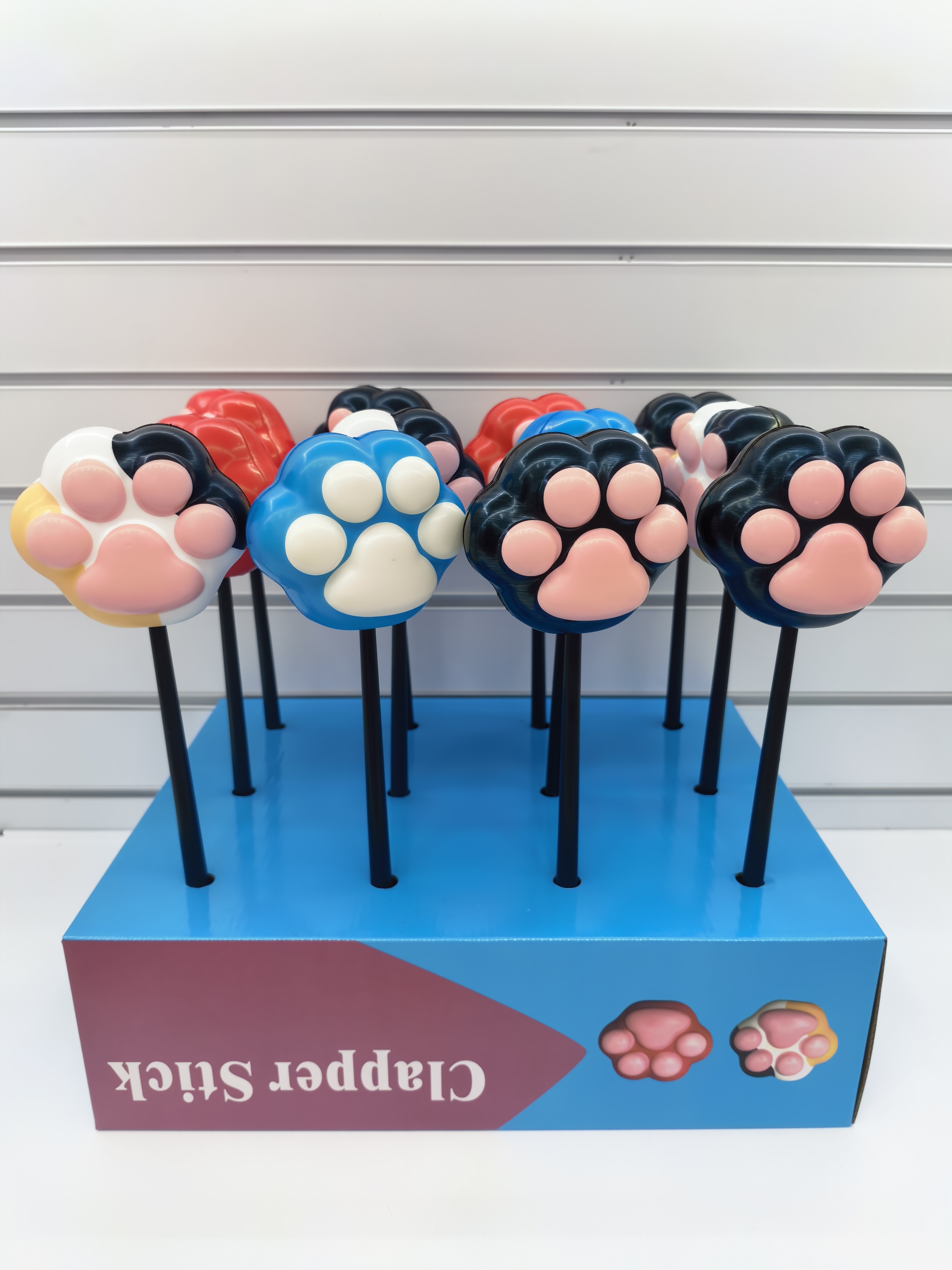 卡通pu发泡按摩捶聚会游戏可爱动物头敲敲乐玩具软弹按摩敲打捶子