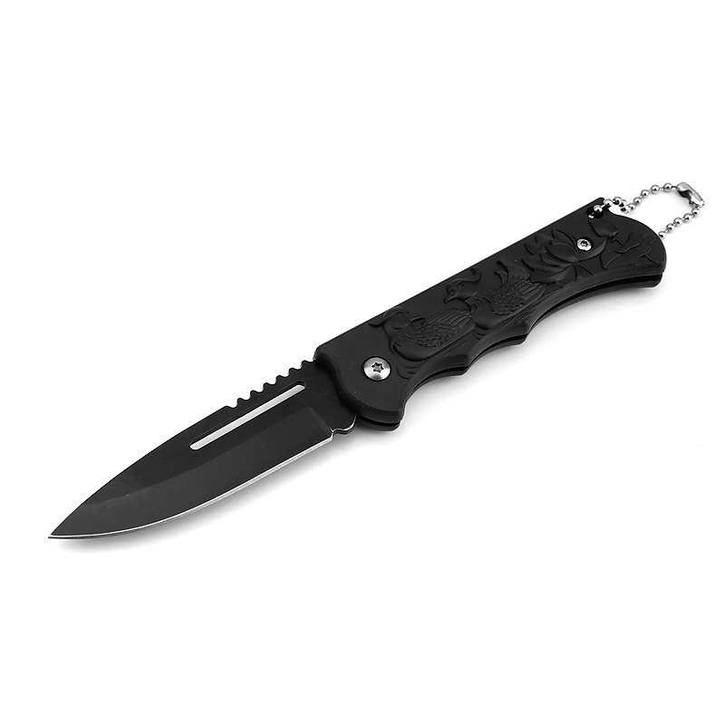 Outdoor folding knife, camping and fishing, high-hardness folding knife, multi-functional survival, portable, package opening, mini self-defense knife Item Picture