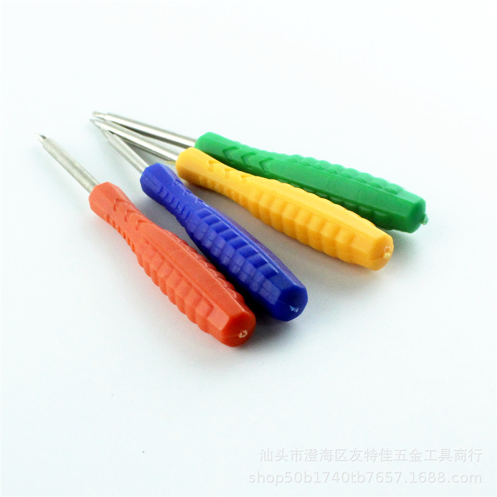 Telecommunication disassembly color screwdriver, Apple 6S 7th generation disassembly tool, 0.6Y type star screwdriver full figure