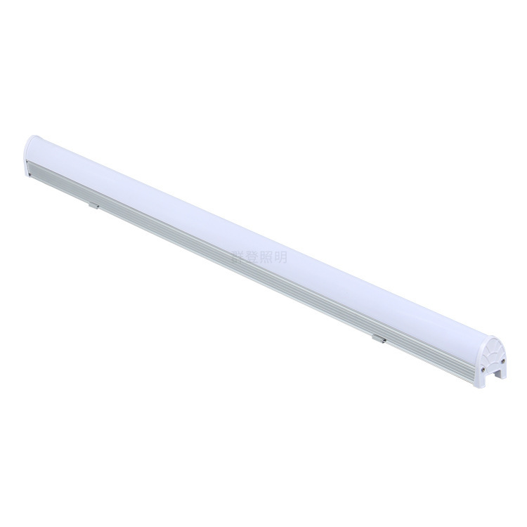 Outdoor illuminated rainproof advertising sign storefront 12W digital tube PC mask with aluminum base led guardrail tube Application Scenario