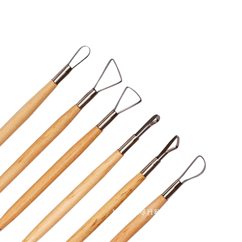 Ceramic equipment: potter's wheel, ceramic tools: double-ended wire knife Specification drawing