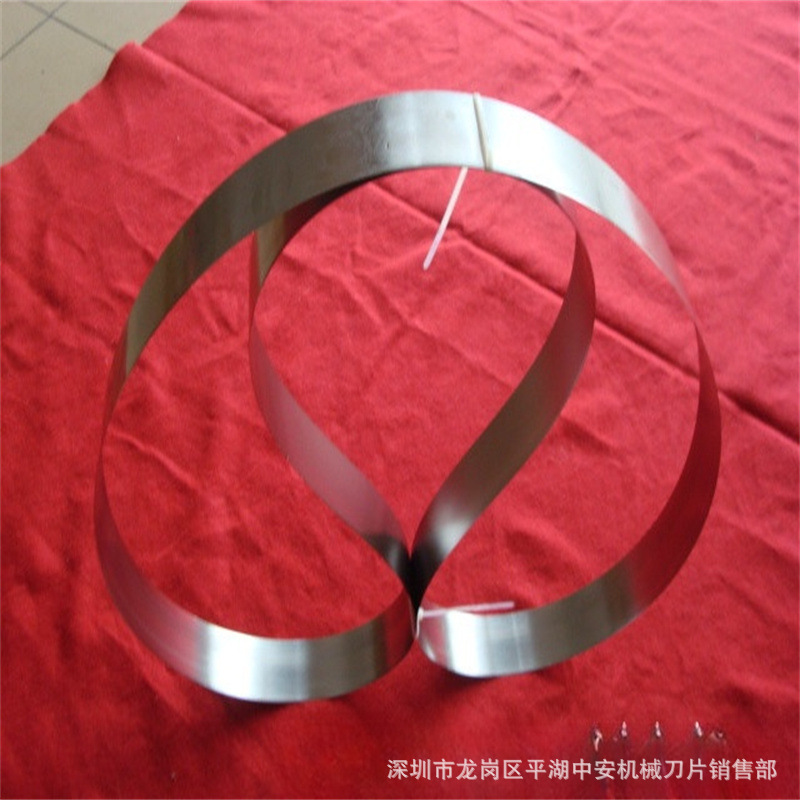 Supplying scraper knife belts, scraper bowl knives, sheet scraper knife belts, large scraper knife belts, mechanical knife belts Specification drawing