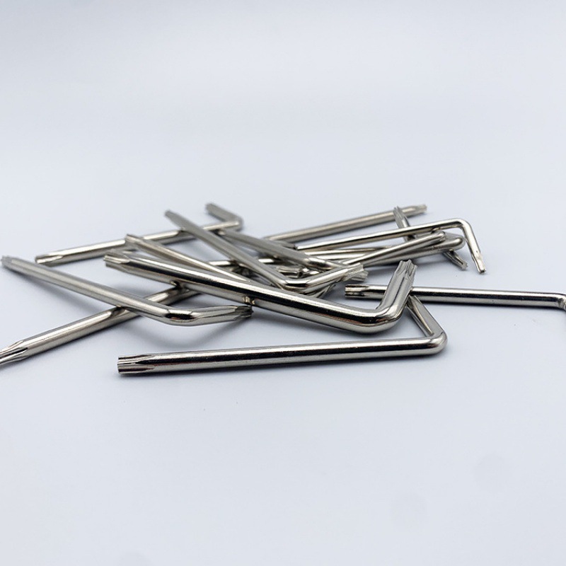T6, T8, T10, T15, T20, T25, T30 L-type dual-purpose screwdrivers with holes and hardened heads Item Picture