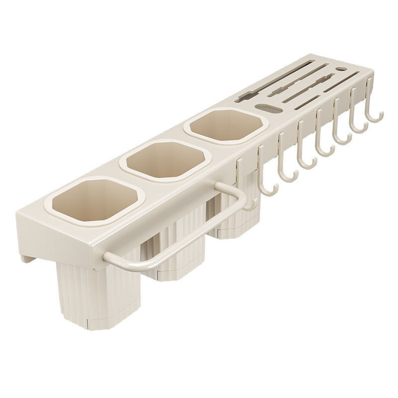 Stainless steel knife rack, Amazon cross-border bestseller, can be sent by proxy, supports ciphertext kitchen storage rack, chopstick holder, multi-functional Item Picture