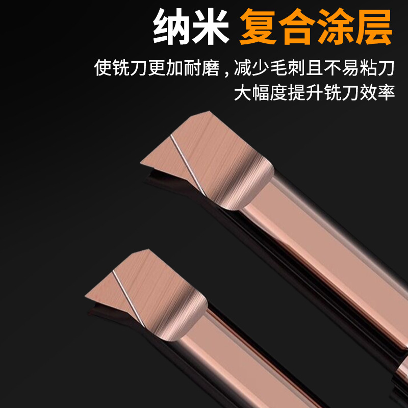ZJE small hole boring tool MPR tungsten steel cemented carbide SBPR1-8mm boring small diameter inner hole profiling inner groove tool factory Specification drawing