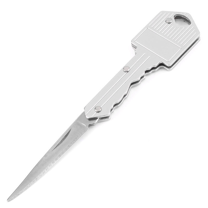 New heart-shaped mini knife, multi-functional key knife, outdoor Swiss knife, self-defense knife, folding fruit knife undefined