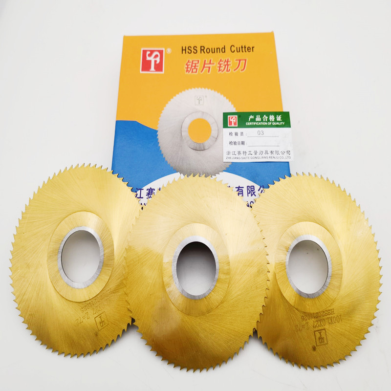 ST Sate cobalt-coated titanium saw blades, milling cutters, high-speed steel saw blades, stainless steel 60*0.8/100*1/150*2 full figure
