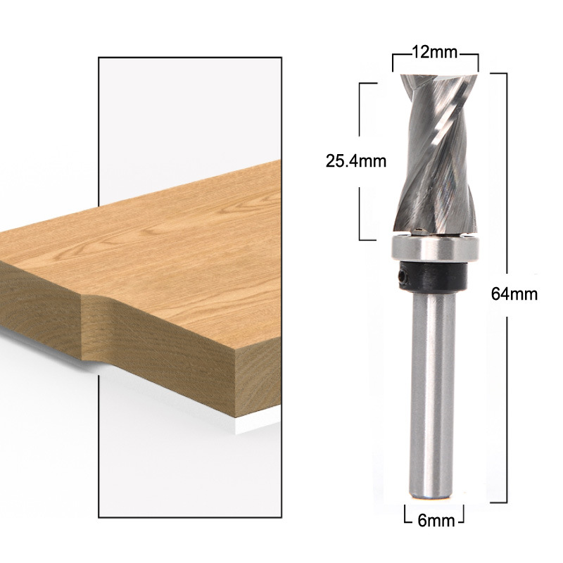 Uli Ke double helix cutting tools, profiling integral alloy small shank trimming cutters, milling cutters, AliExpress and Amazon supply details Picture