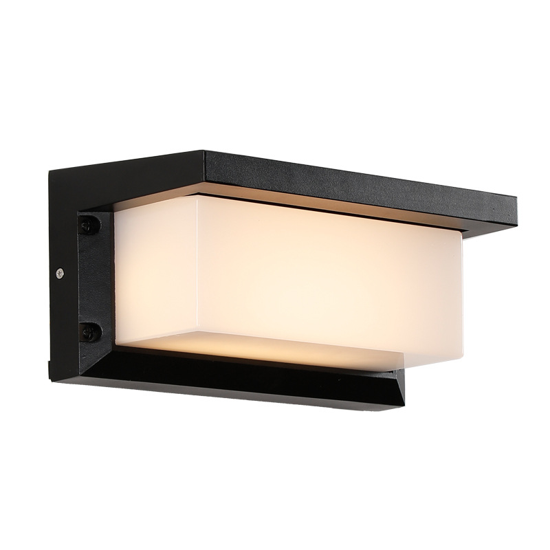 Outdoor waterproof led wall lamps, storefront lamps, balcony corridor exterior wall lamps, courtyard exposed table lamps, garden lamps, outdoor wall lamps Item Picture