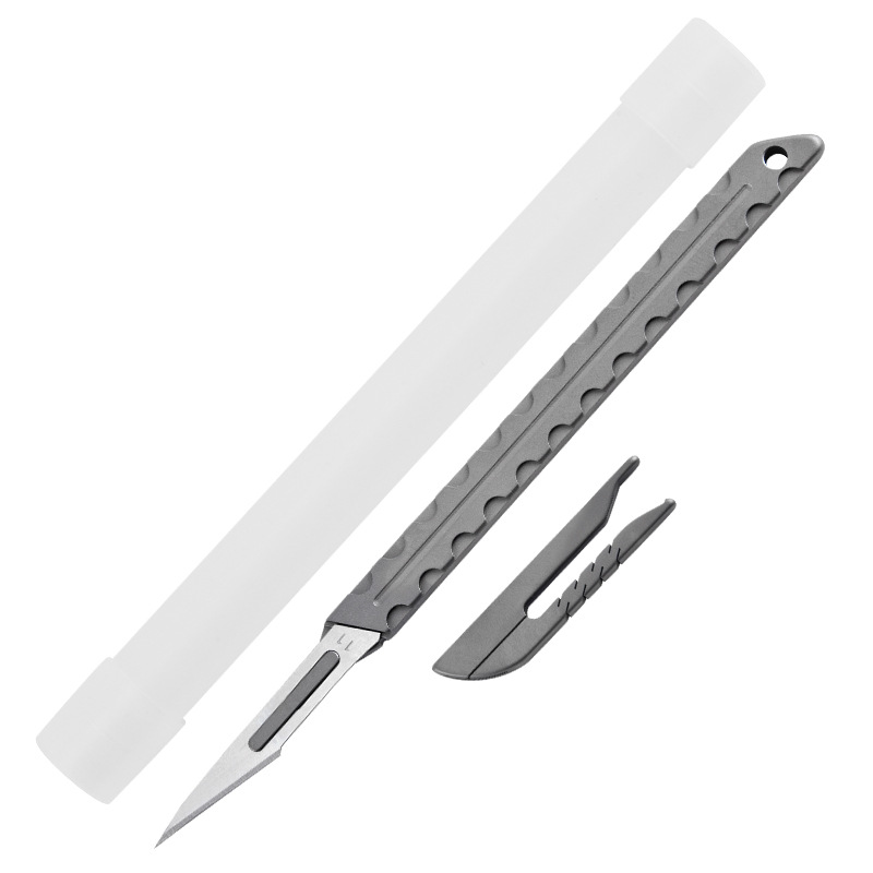 Titanium alloy utility knife, outdoor creative utility knife, keychain unboxing knife, small knife for opening packages, sharp knife for opening letters undefined