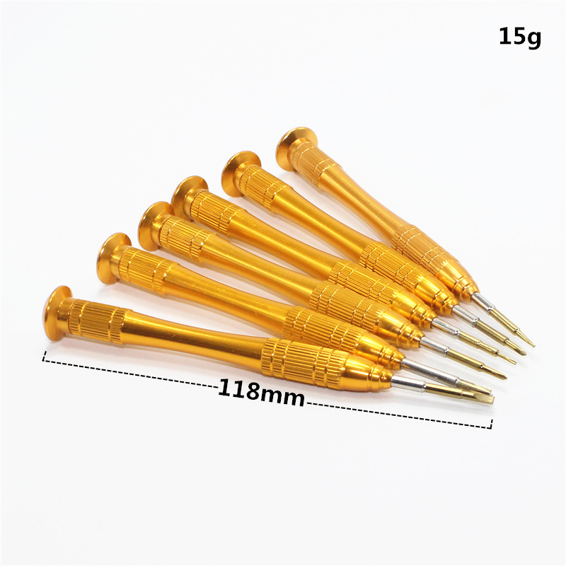 IPhone 7 Apple 7th generation disassembly screwdriver Watch Apple 0.6Y Android disassembly tool 0.8 five-star aluminum screwdriver Item Picture