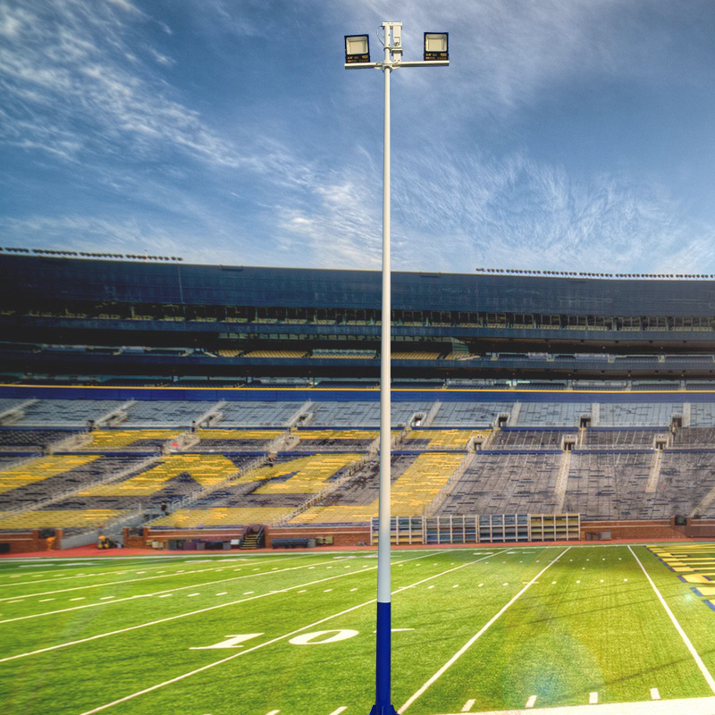 Outdoor municipal road LED street lamps, square sports field lifting lamps, community park sports field waterproof high-pole street lamps details Picture