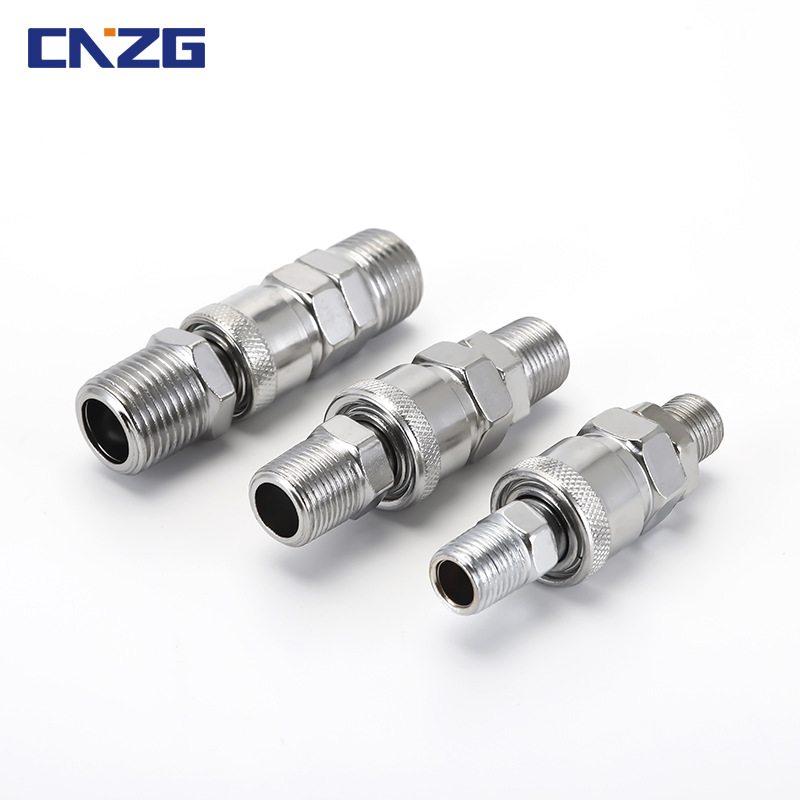 C-type quick connector air pipe small air cannon SP/PP/SM/SH/SF quick tube air compressor connector male and female Specification drawing