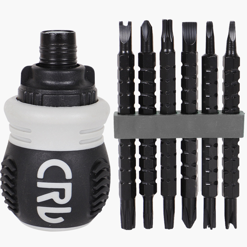Xiaopang Labor-saving ratchet Dual-purpose Screwdriver Set, Double-head Cross Flat-head Screwdriver Telescopic Multi-functional 13-piece set Item Picture