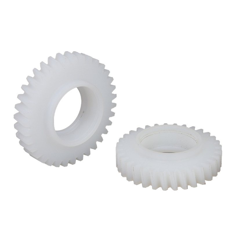 Nylon bevel gears, helical gears, POM machined parts, injection molded gears, oil-impregnated nylon, special-shaped transmission, nylon gears Application Scenario