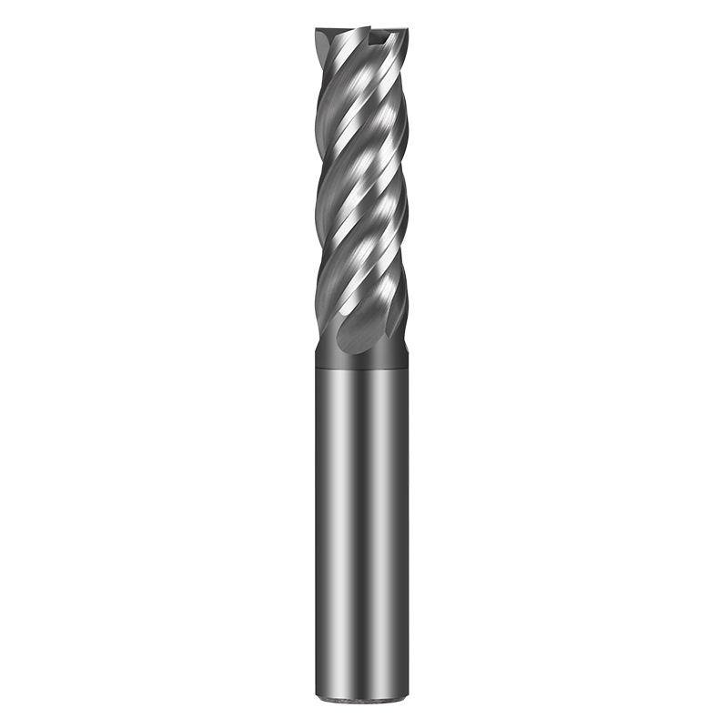 70-degree tungsten steel milling cutter, 4-edge high carbide cnc numerical control tool, extended four-edge stainless steel special end mill Item Picture