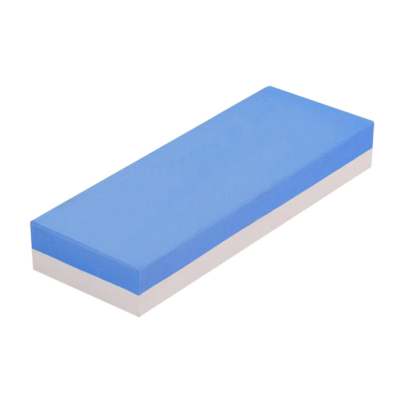 Double-sided white corundum whetstone, household professional oilstone whetstone knife sharpener, kitchen set, fine grinding oilstone strip wholesale Item Picture