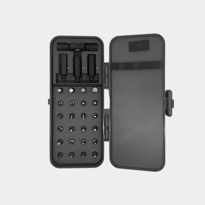 Baihenghui Cross-border Ratchet Screwdriver Set 24-in-one screwdriver, high-hardness household screwdriver, multi-purpose maintenance and disassembly details Picture