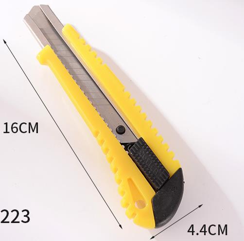 Stainless steel multi-functional utility knife, rubber-coated paper cutting knife, home decoration and building materials tool knife, office stationery knife manufacturer wholesale undefined