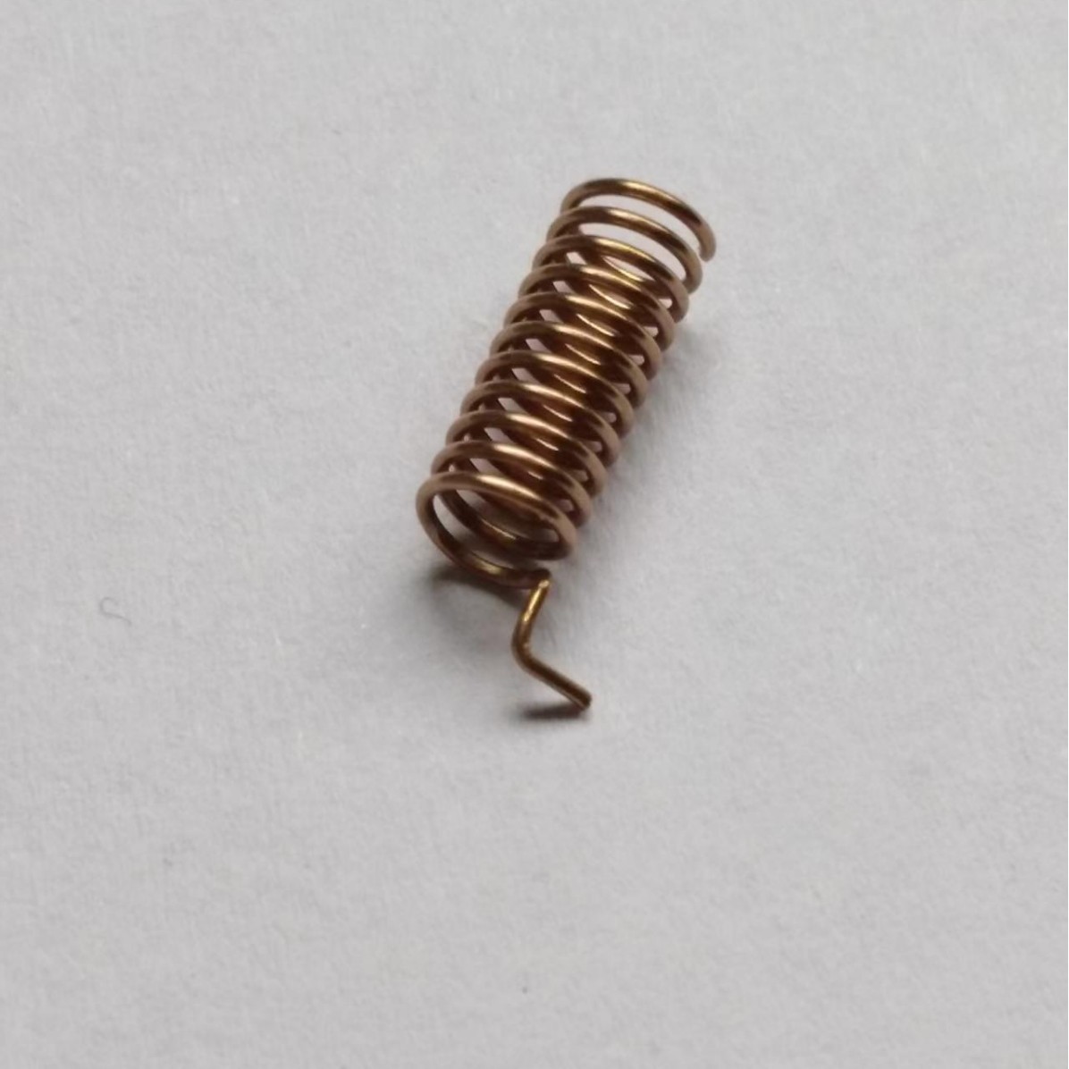 Factory direct sales of 868Mhz and 915Mhz phosphor bronze spring antenna helical wireless data transmission module short spring wholesale Specification drawing