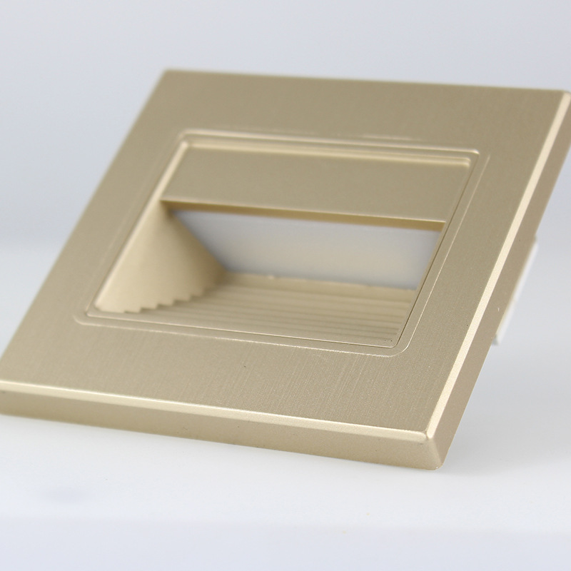 86-step floor light, radar-sensing embedded, corridor, corner led light, foreign trade manufacturer, courtyard staircase Application Scenario