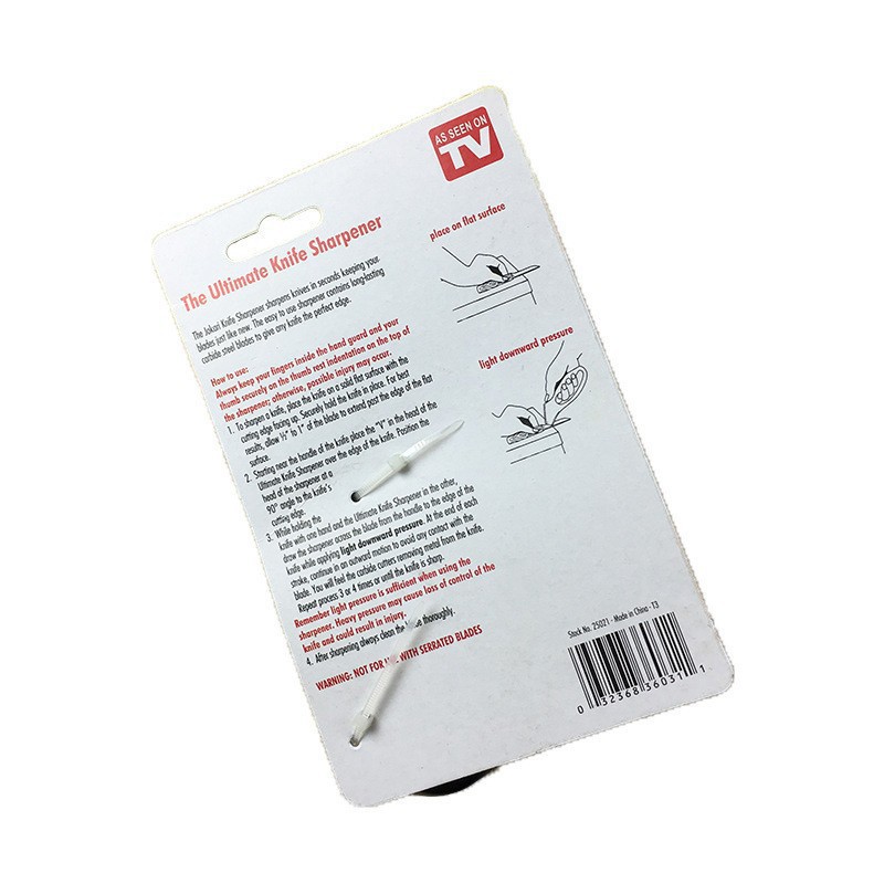 Mini whetstone for household kitchen, quick and convenient knife sharpening tool, cross-border wholesale, single-head handle knife sharpener Specification drawing