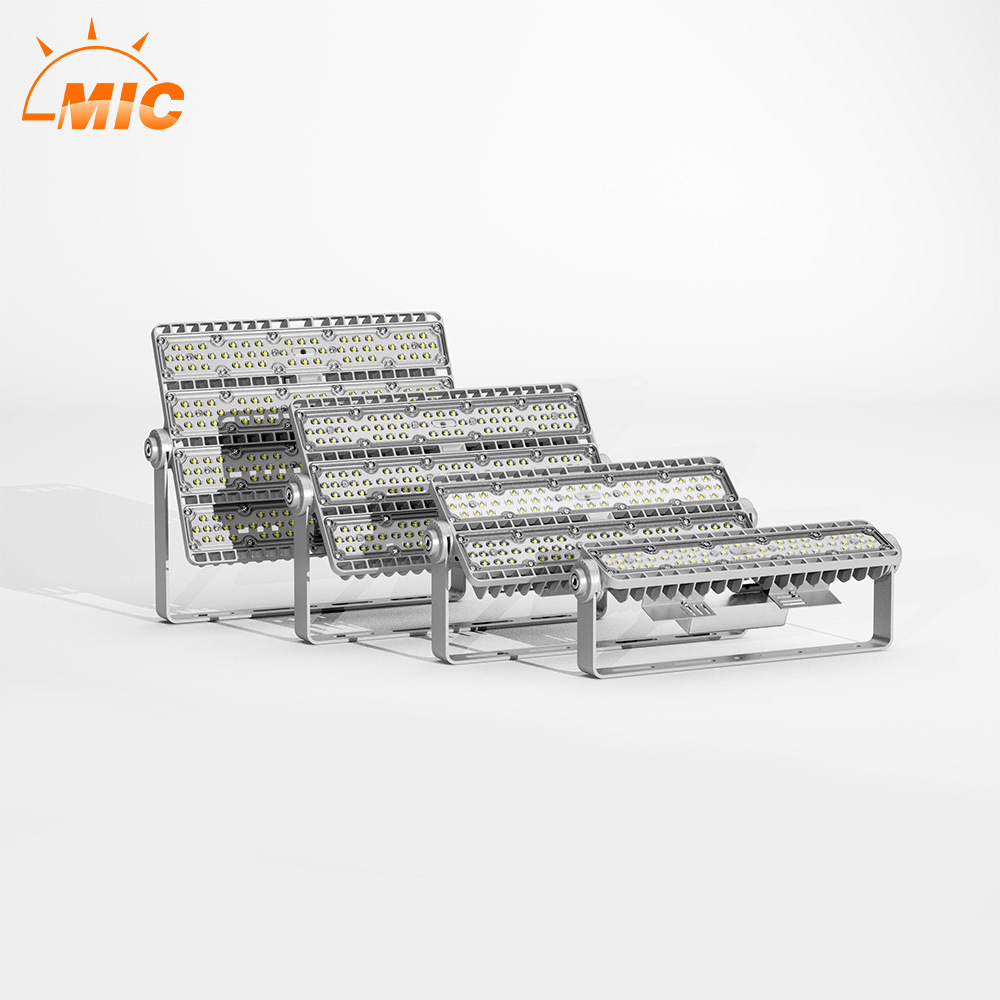 Two modules of 100W U-shaped or L-shaped bracket LED tunnel floodlights details Picture