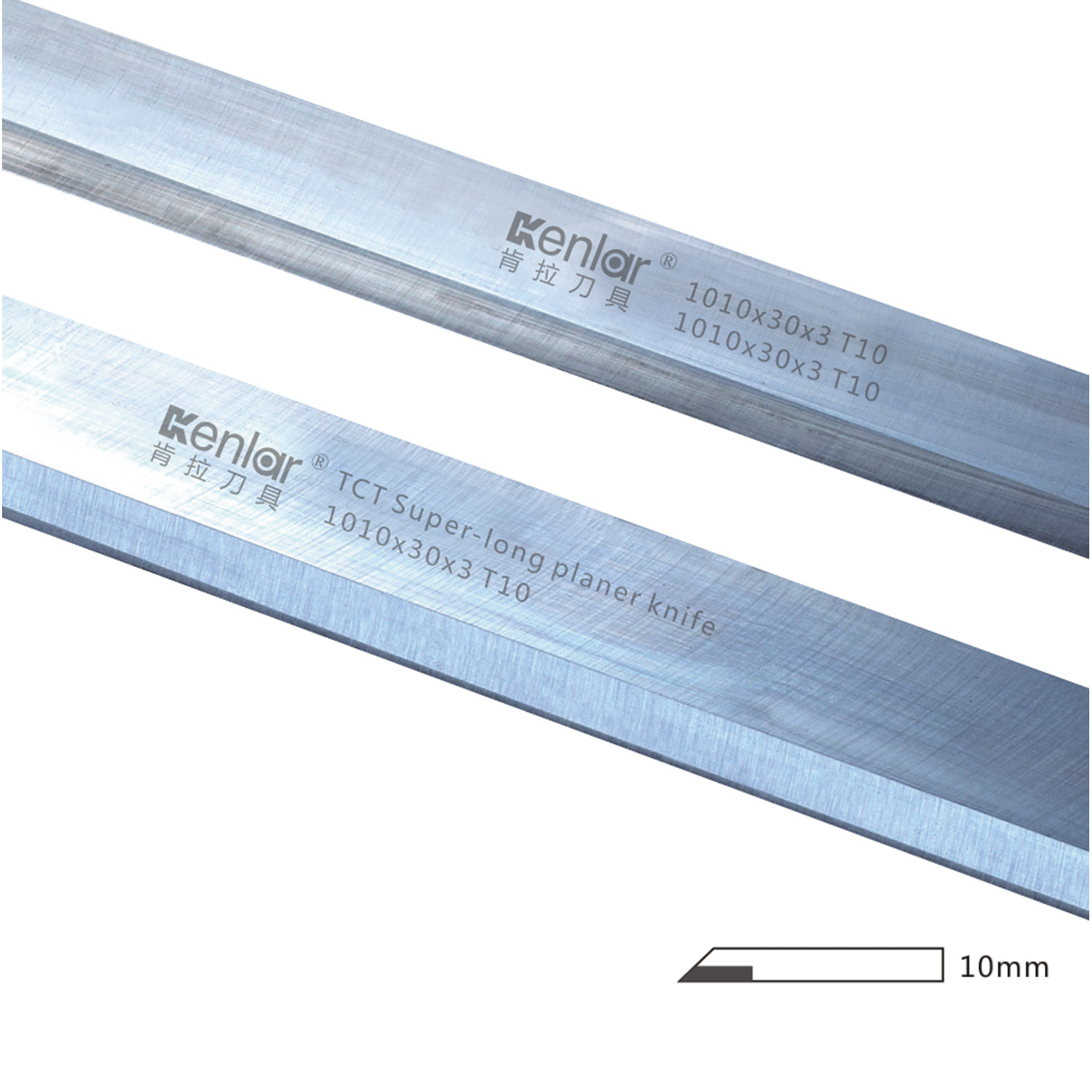 Extra-hard inlaid alloy planing knife TCT planing knife Specification drawing