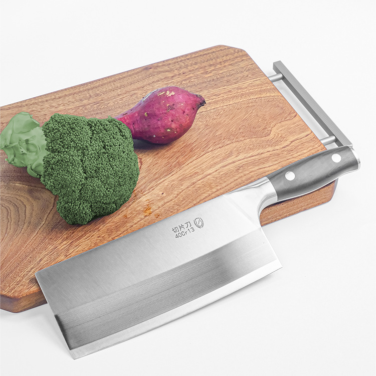 Yangjiang in-stock manufacturer stainless steel cutting and chopping dual-purpose knives, sharp slicing knives, chef's household kitchen knives details Picture
