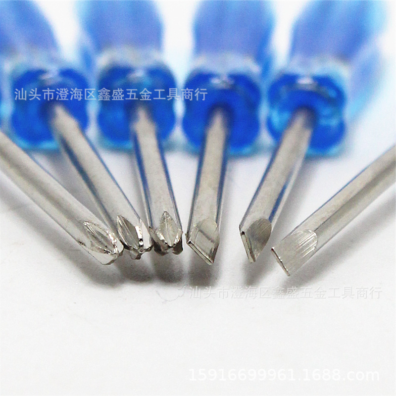 Toy Delivery 2.0 X Watch Pedometer Special 65mm Screwdriver Blue Mini transparent crystal screwdriver details Picture