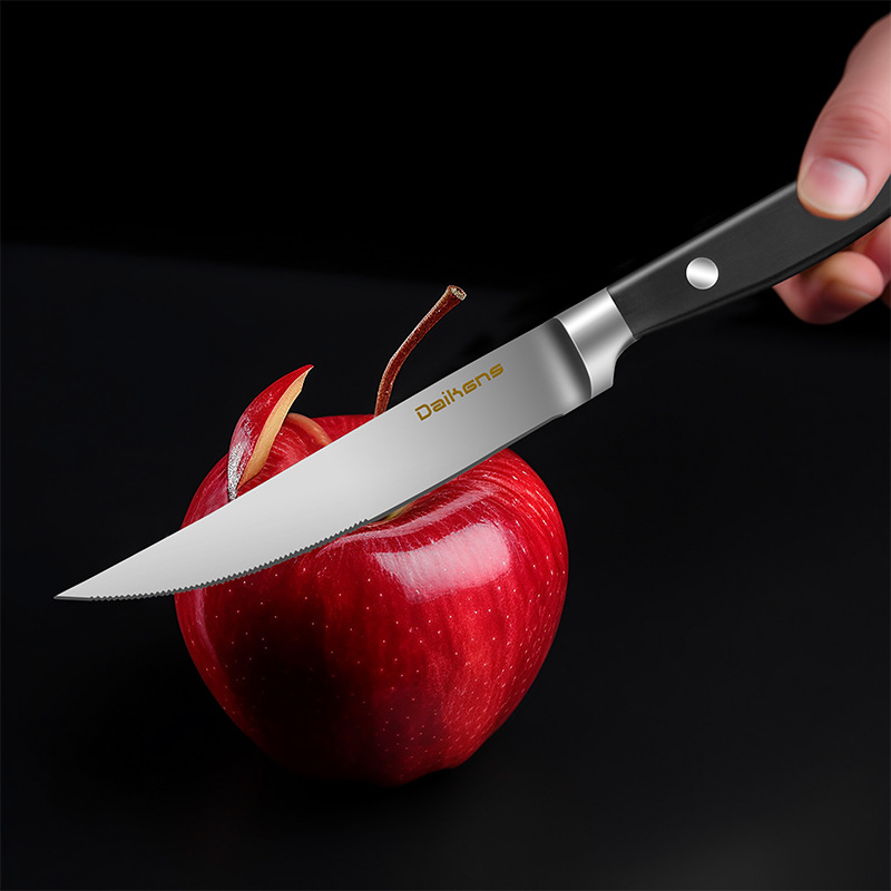 Yangjiang manufacturer exclusively supplies multi-functional sharp Western dining knives made of stainless steel for kitchen fruit knives, with lightweight blade bodies details Picture